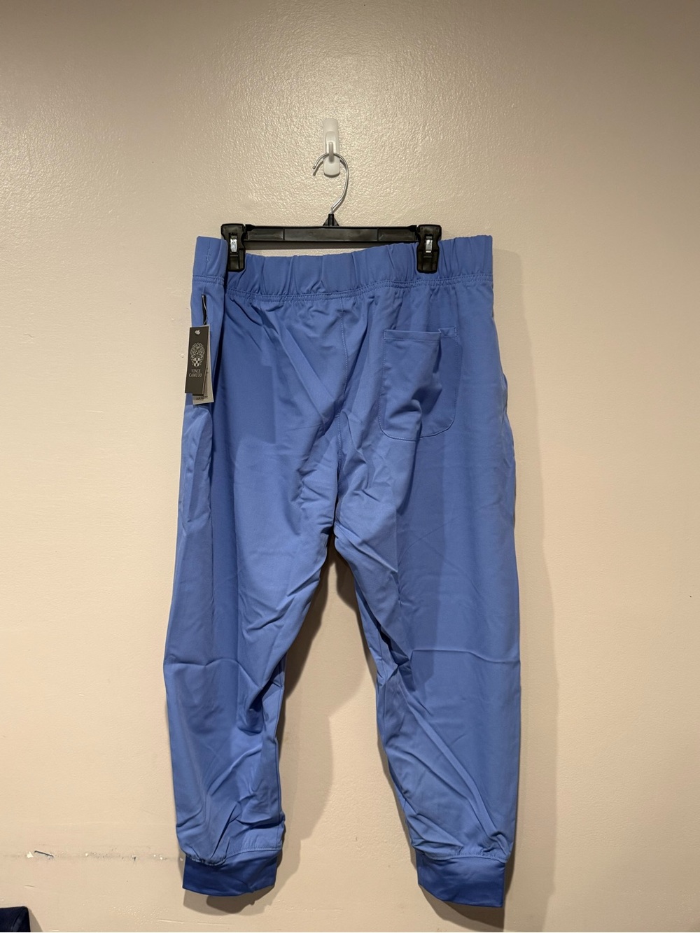 Vince Camuto Light Blue Scrub Jogger Pants - Picture 3 of 9